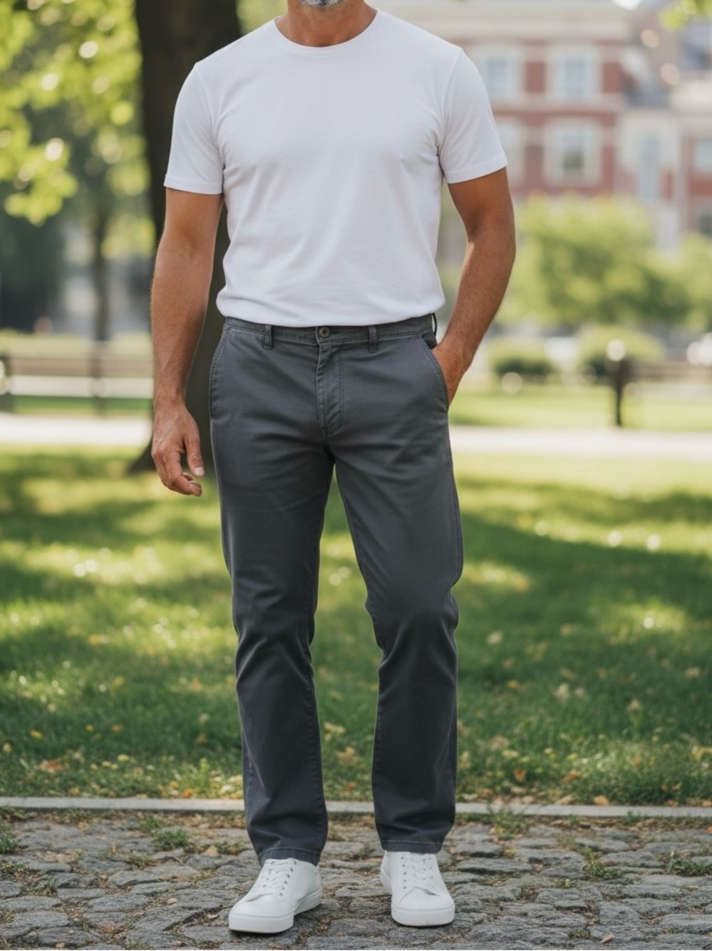 GAP Men’s Dark Gray Chino Pants 38x32